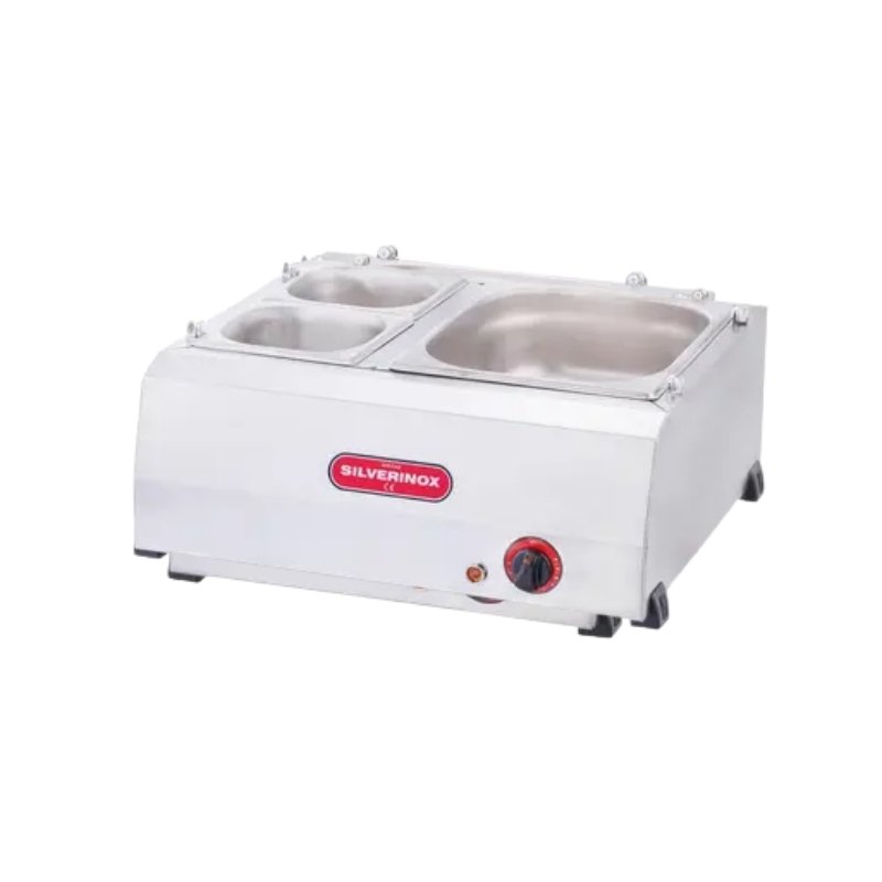 Işıkgaz Silverinox 2181 Set Üstü Elektrikli Sos Kaplı Sosislik Benmari